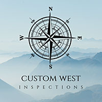 The Custom West Inspections logo